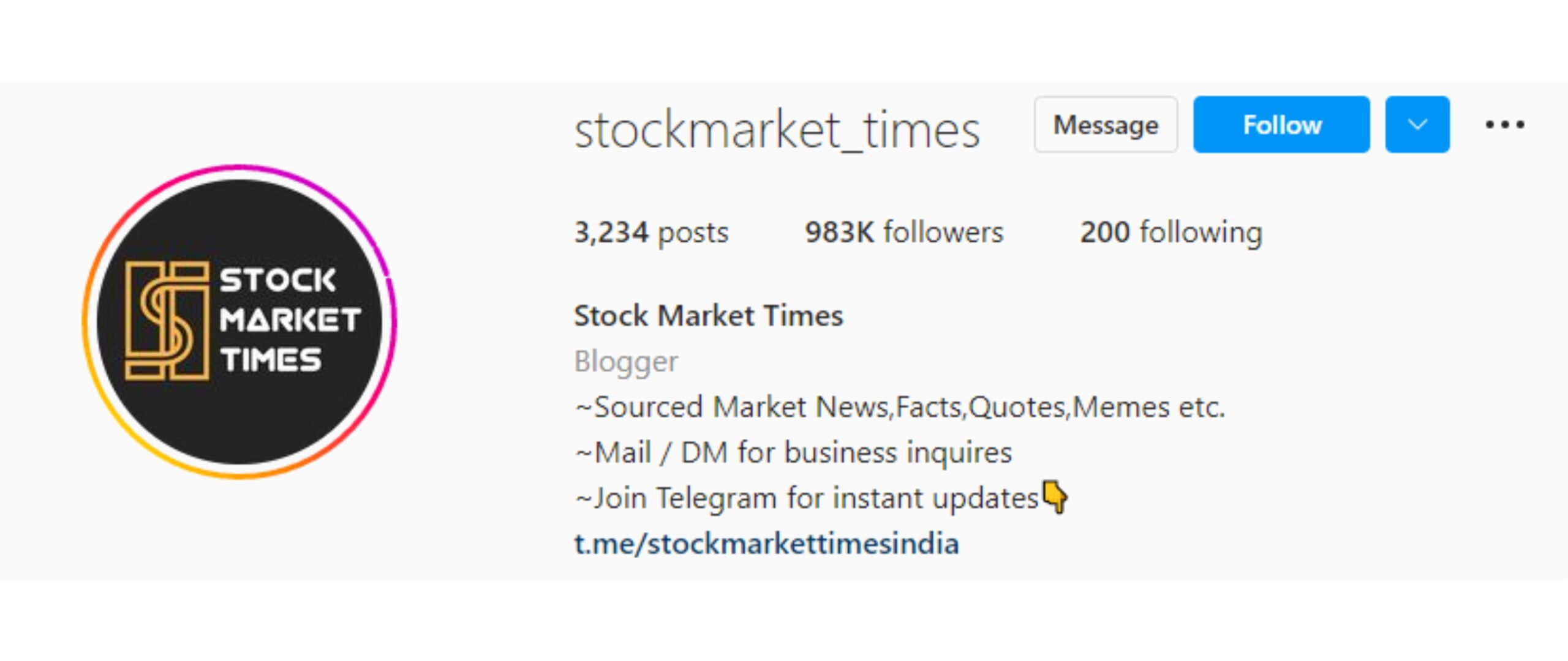 10 Best Indian Stock Market Instagram Accounts You Should Follow